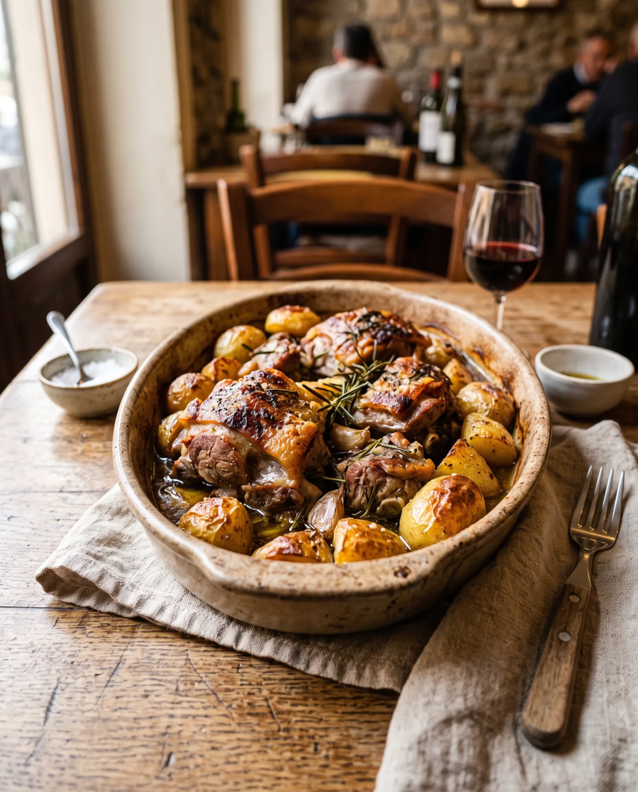 Abbacchio al forno con patate arrosto e rosmarino